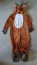 Full Body Reindeer Mascot Christmas Party Costume Adult Size XL Brand New