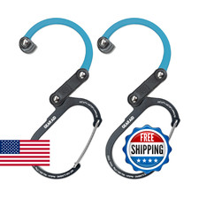 GEAR AID HEROCLIP Carabiner Clip and Hook Large for Camping, Backpack, Organiz