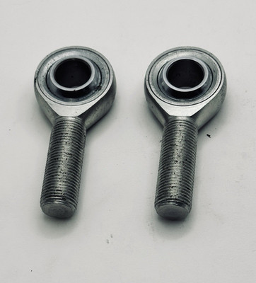 2-Pk Male Rod End Bearing 5/8'' Bore x 5/8-18 Right Hand Thread
