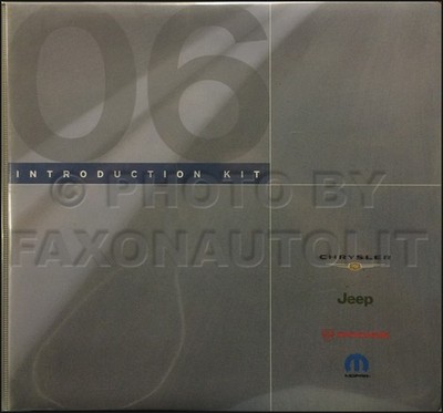 2006 Chrysler Jeep Dodge Advertising Planner Introduction Kit Dealer Album 