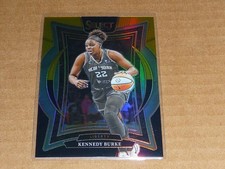 2025 Panini Select WNBA KENNEDY BURKE BLACK GOLD PRIZM LIBERTY 4/5 #86