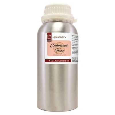 Cedarwood (Texas) Essential Oil - 16 fl oz - Aluminum Bottle w/ Locking Cap 