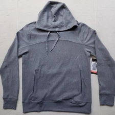 90 Degree by Reflex Men's Apparel Gray Damson Hooded Sweatshirt - Size: Medium
