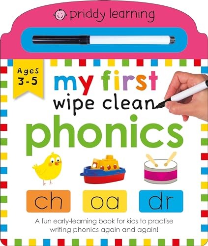 Roger Priddy - My First Wipe Clean Phonics - Board Book - G245Z-image