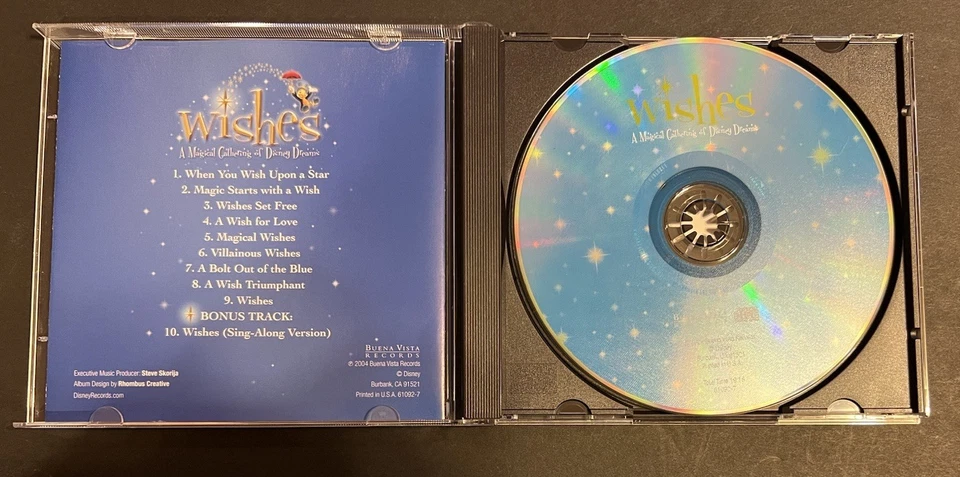 Wishes - A Magical Gathering Of Disney Dreams-10 Disney Classics-VG - Image 4 of 4