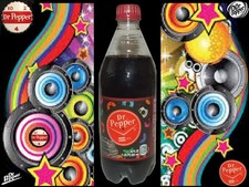 Rare DR PEPPER Collectible Bottle PICK YOUR PEPPER Vinyl LP Records LABEL 20-FL