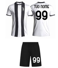 Completo Maglia Personalizzata Tuo Nome Juventus Juve ufficiale + pantaloncini