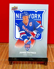 James Patrick 2025-26 Upper Deck New York Rangers Centennial #27 NHL