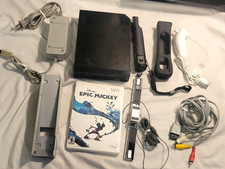 Nintendo Wii RVL-001 Console Bundle Tested Working