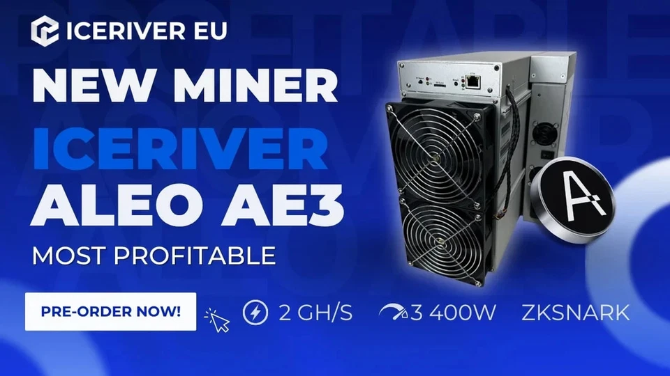 Aleo Miner IceRiver AE3 KZSnark – 2GH/s - Top 10 Most Profitable Miner - Image 2 of 3