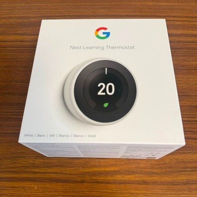 Google Nest Thermostat 3. Generation White Box geöffnet getestet