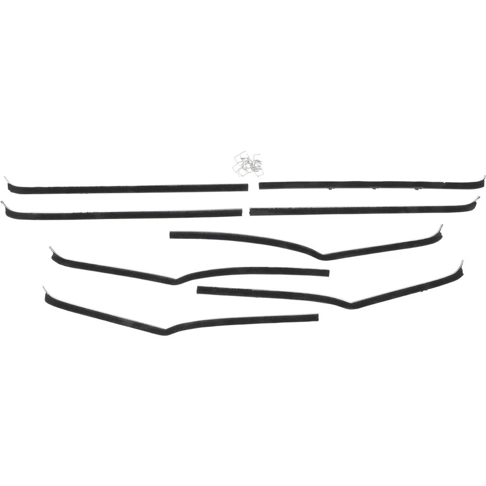 Chevrolet Brookwood 1958; juego de fieltro de ventana; 4 puertas; camioneta Foto 3 de 4