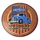 Vintage Chevrolet Trucks Sign - Porcelain Bow-Tie Classic Pickup Gas Pump Sign