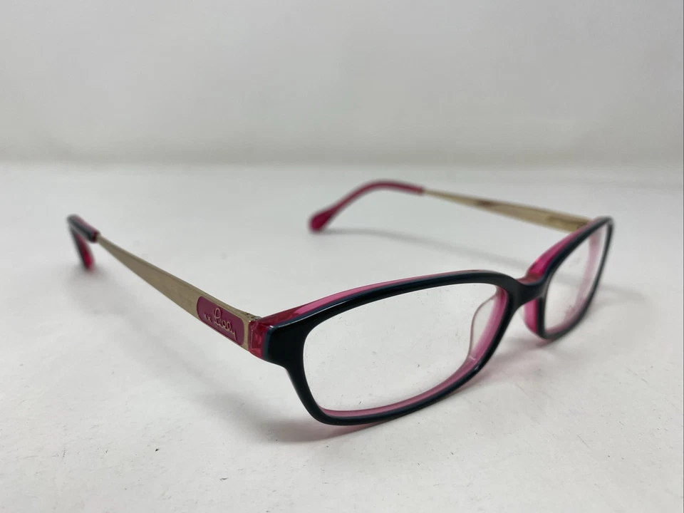 Marco de gafas de borde completo negro/rosa Lilly Pulitzer Makena BK 52-16-140 VE37 Foto 3 de 4
