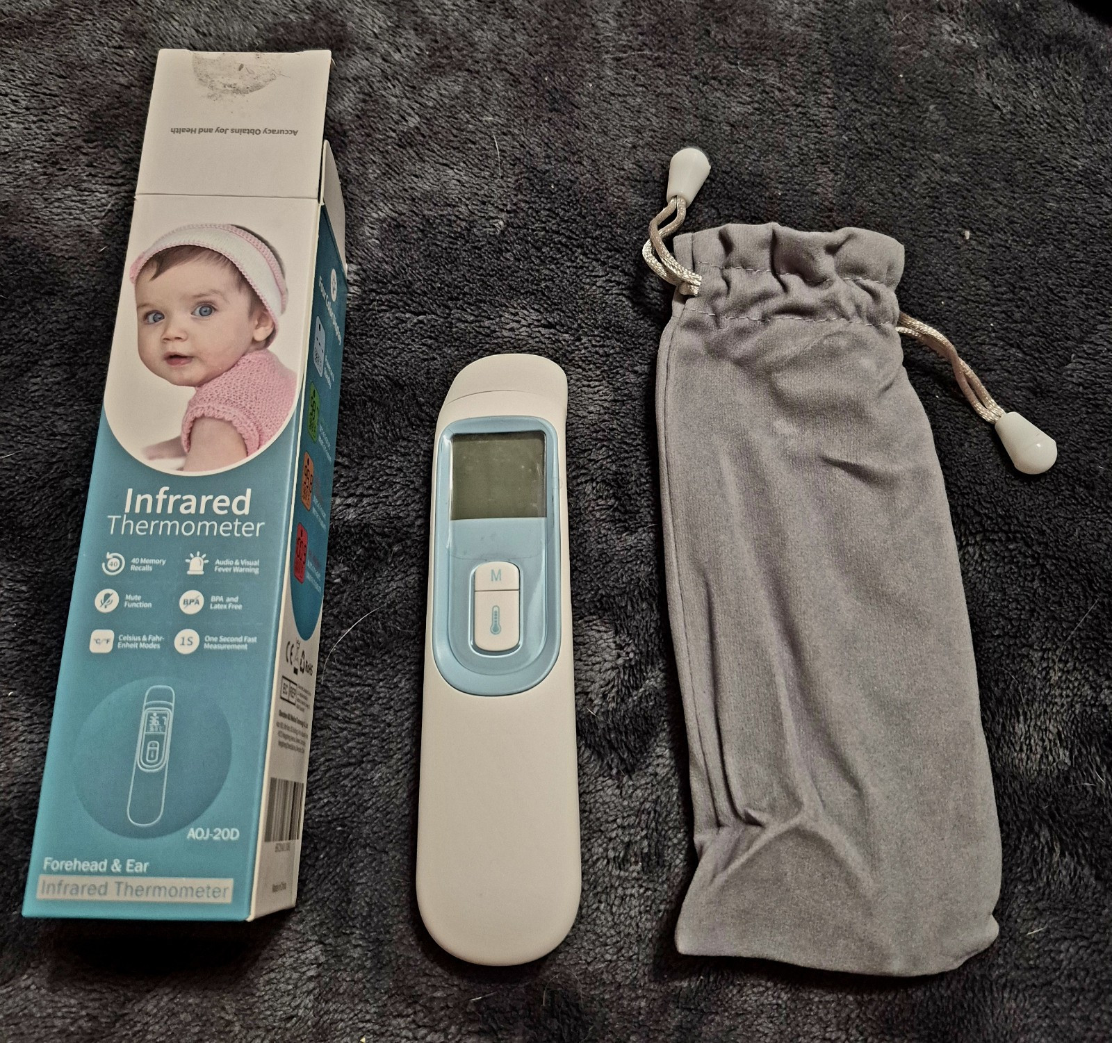 THERMOMETER ~ FOREHEAD & EAR ~ NEW In Box ~ for Baby & Adults
