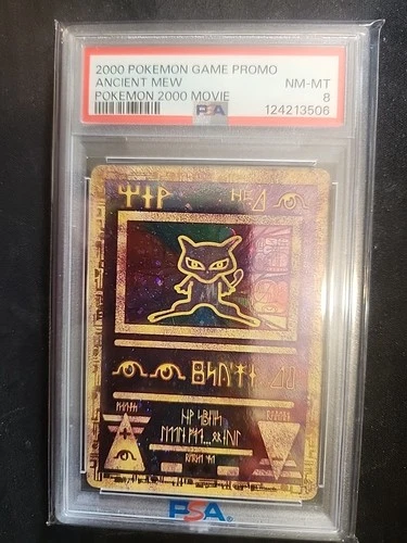 Pokemon TCG Ancient Mew Movie 2000 Promo Card PSA 8 NM-MT