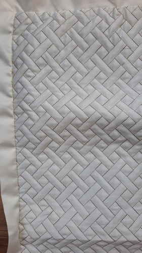 Martha Stewart Ivory Basketweave Square Pillow Shams - Picture 2 of 4