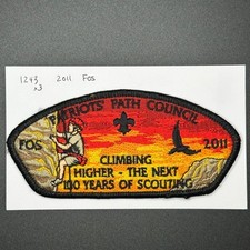 Patriots Path Council Shoulder Patch CSP 2011...