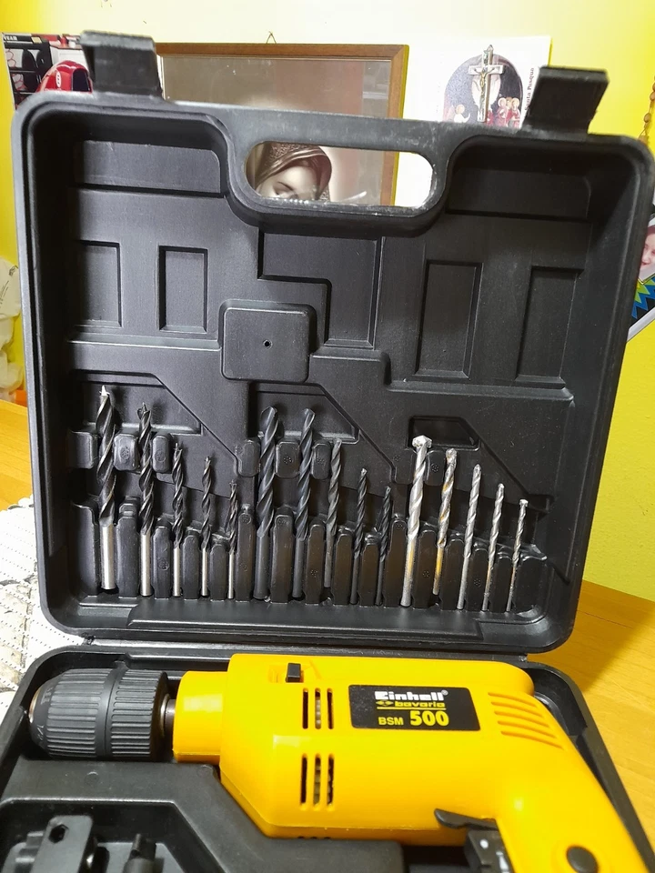 TRAPANO EINHELL BAVARIA MODELLO BSM 500 NUOVO - Изображение 3 из 4