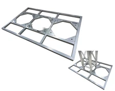 26"x39" Metal Frame Base for 12"x12" Aluminum Square Lighting Truss