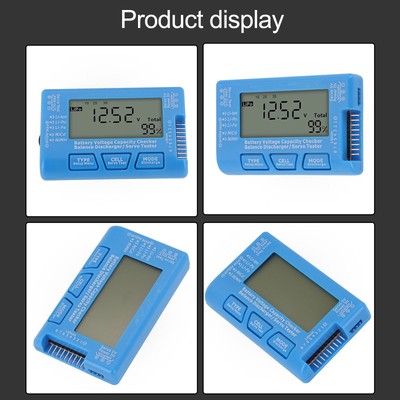 RC -Batteriespannungskapazit?t RC -Ausgleichs -Entlastungstester LCD Digital
