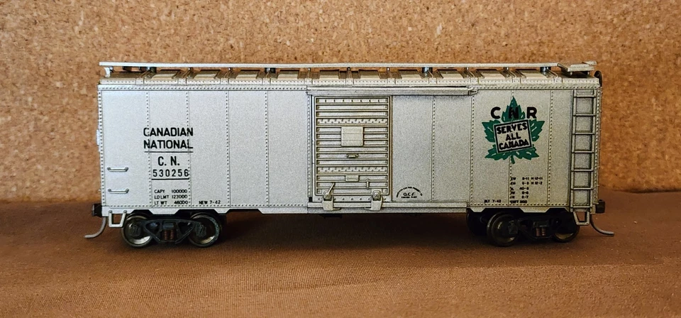 Canadian National 40' SD Boxcar 530256 Mtl Whl Kadee Kar Line 175 Athearn Built - Image 2 of 4