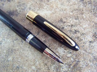 Vintage 1950's Sheaffer Statesman Snorkel Fountain Pen. PdAg EF Nib. Restored