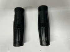 Harley Davidson Vintage style black Metal flake coke bottle hand Grips 1" 130MM
