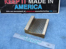 MAGNETIC TRANSFER 15* ANGLE BLOCK BRASS W/STEEL PINS TOOLMAKER MACHINIST QA