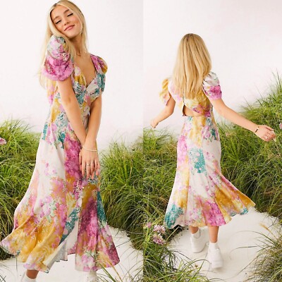 knee length dresses for ladies Unique Vintage Teal Floral Brocade Wrap Midi Dress