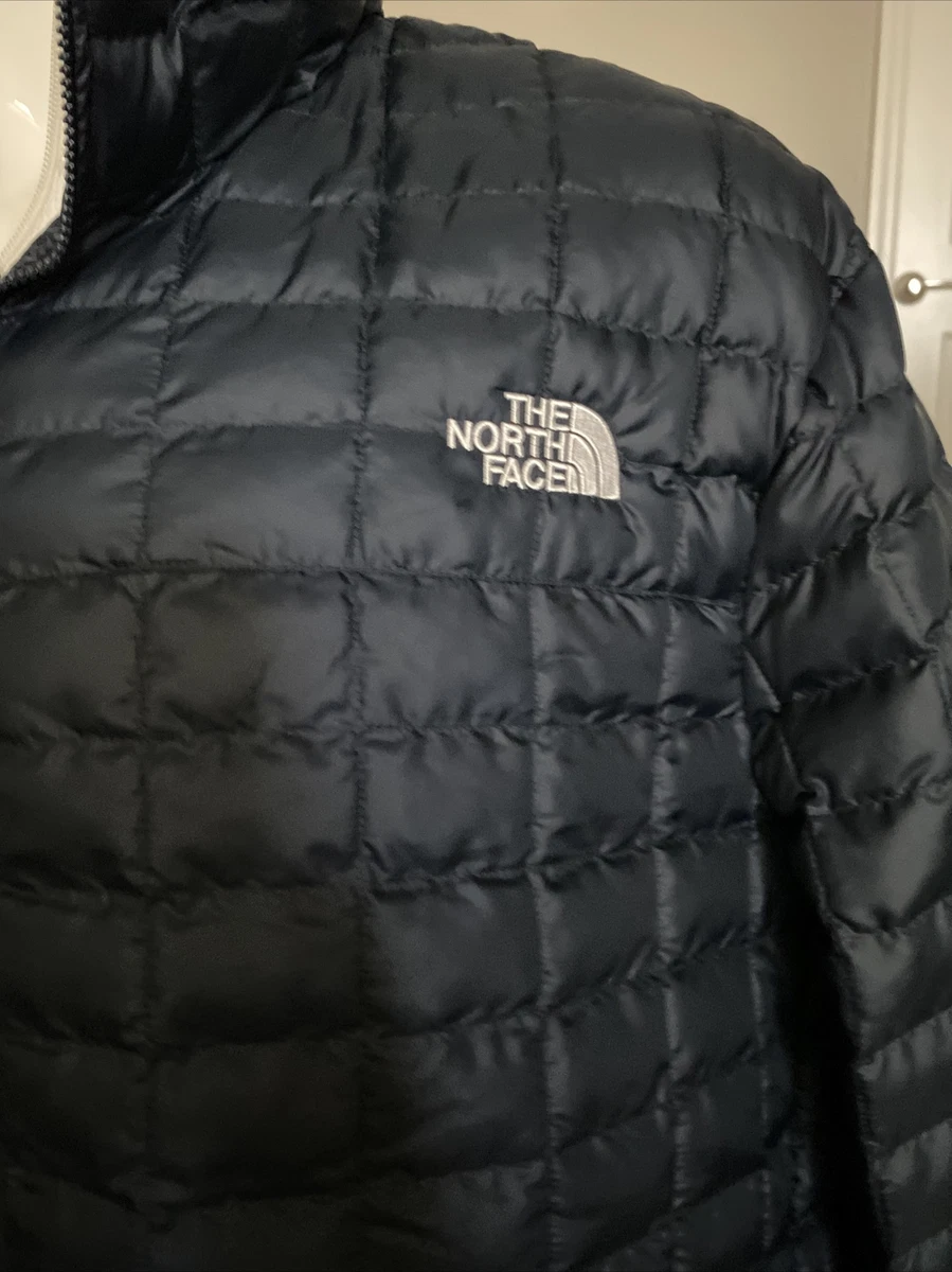 North face men's cheap thermoball jacket black matte
