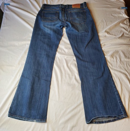 Lucky Brand Jeans Reg. Inseam Damen 10 blau KNOPF-AUF Lowrise 33x30 - Bild 6 von 15