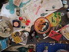 Vintage junk Treasures Lot 1940s To 1980s Antiques Tins, Games, Household Misc — photo 10