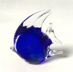Poisson Lune En Verre Soufflee Murano Vintage Ebay