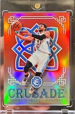2016-17 Excalibur Jamal Murray Crusade Red Prizms Rookie Card RC /99 #97 Nuggets