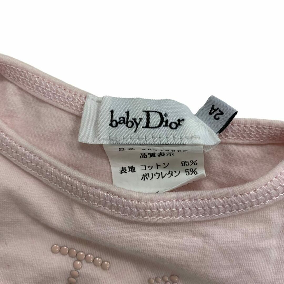 Baby Dior T-Shirt Size 2A Pink Afb25 | eBay