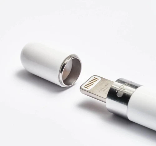 Magnetische Ersatzkappe für Apple Pencil 1 iPad weiß Ersatzdeckel Kappe Weiss