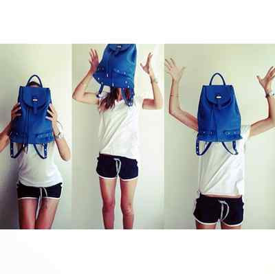 $795 meli melo Thela Large Halo Backpack Top Handle Leather  display picture 2