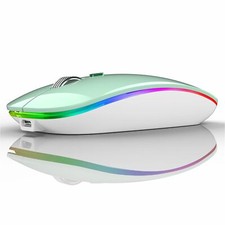 LED Wireless Mouse G12 Slim Rechargeable Wireless Silent Mouse 2.4G Portable ...