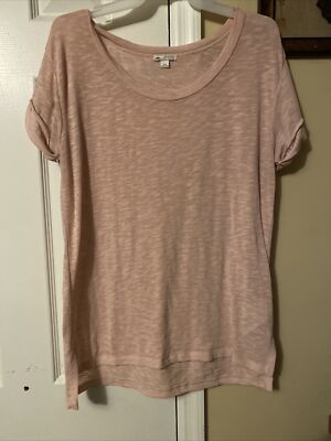 Gap Designed And Crafted Peach Cap Sleeve T-Shirt Women's Size XS/TP