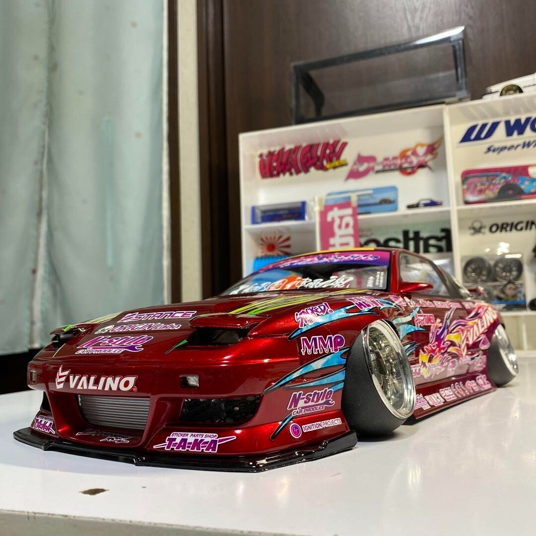 ADDICTIONボディー180sx Addiction Nissan 180SX Pandem V3 WIDEBODY 1/10 Real Grade