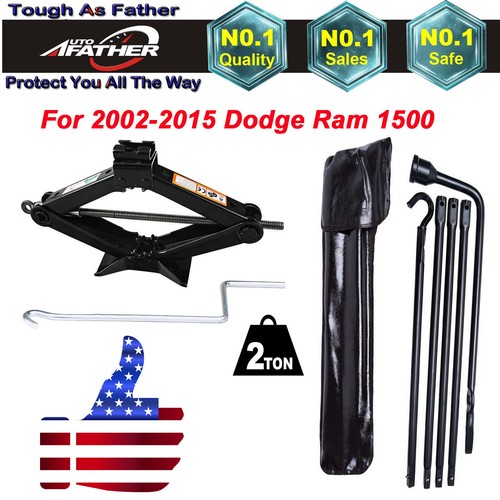 For 20022015 Dodge Ram 2500 3500 Spare Tire Lug Wrench Tool+2T Jack