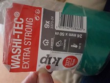 1 Roll Of Kip Premium Low Tack Washi-Tec Masking Tape - 24mm x 50m