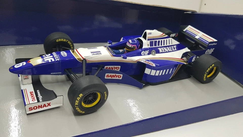Paul's Model Art Williams FW18 Jacques Villeneuve 180960006 1996 1:18 F1 - Immagine 2 di 4