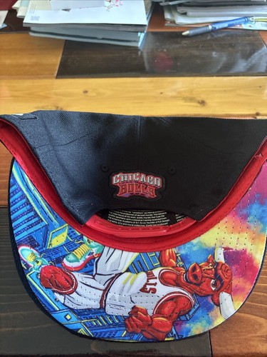 Chicago Bulls SGA Giveaway Artist Series Snapback Hat Rahmaan Statik Art NBA Cap - Picture 5 of 9