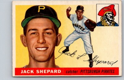 1955 TOPPS BASEBALL #73 JACK SHEPHARD      MID GRADE OQ