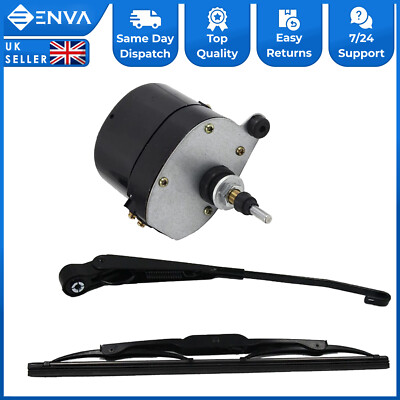 12V Universal Scheibenwischer Motor mit Arm und Klinge für Angeln-Boot Caravan