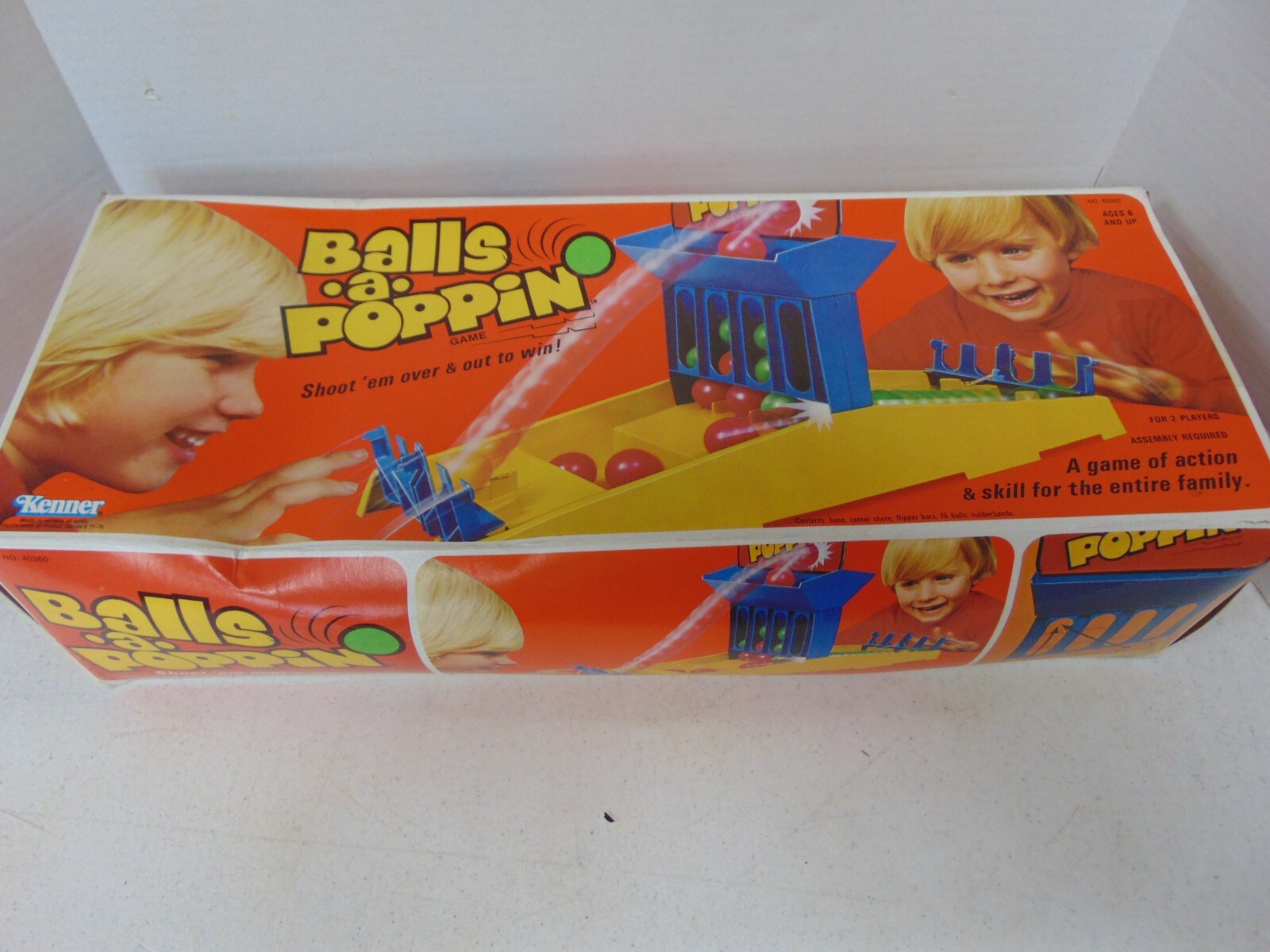Vintage Balls A Poppin Game Kenner 1979 sealed non mint box