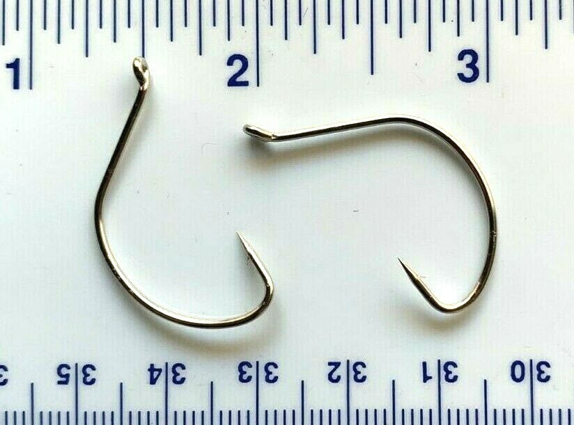 1000 GT 2X hameçons à poisson appât vivant nickel noir taille 6