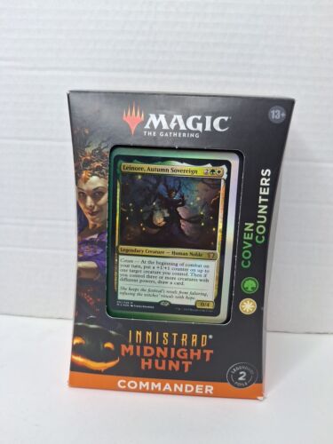 Magic Innistrad: Midnight Hunt Commander Deck Coven Counters NEW SEALED